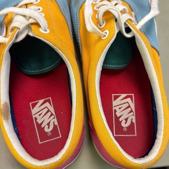 Vans Unisex Era Canvas Colorful Colorblock Skateboard Sneakers Size 9(M) 10.5(W) - Picture 6 of 7